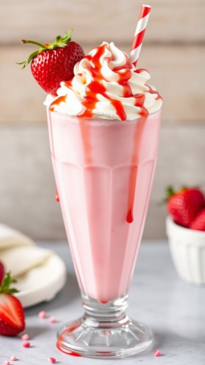 Milkshake fraise